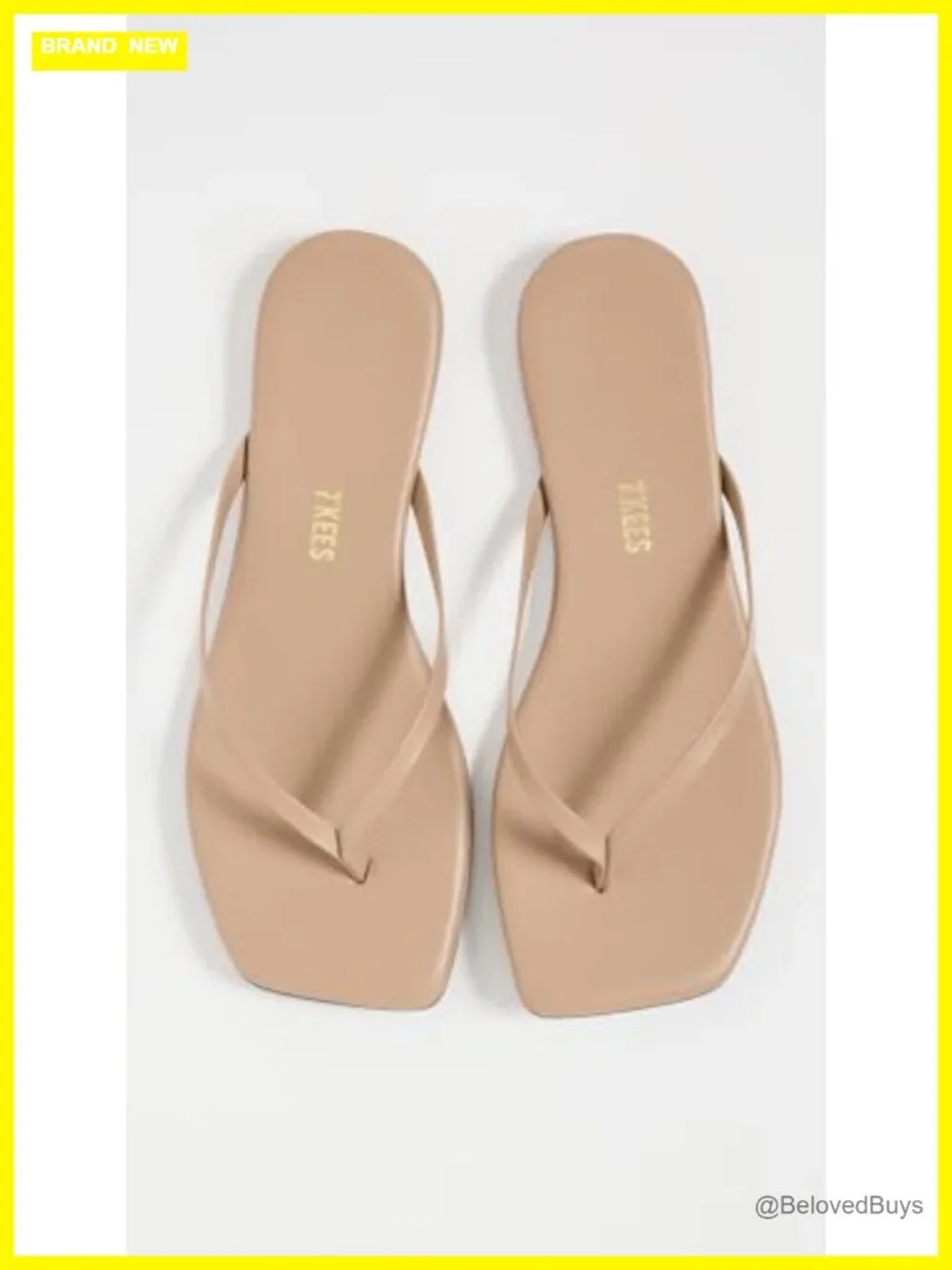 Rubber Sole Cushioned Footbed Square Toe Slide Sandals Slip On